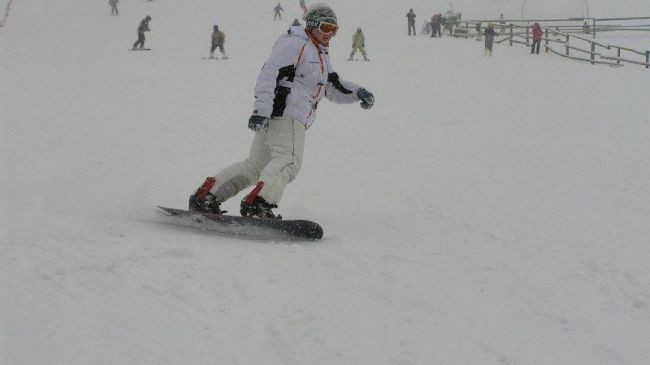 Alicja i jej snowboard
